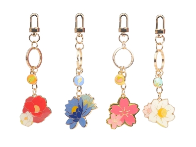 Simple Floral Keychain