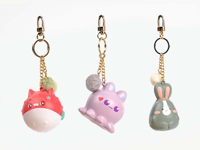 Slow rebound decompression keychain