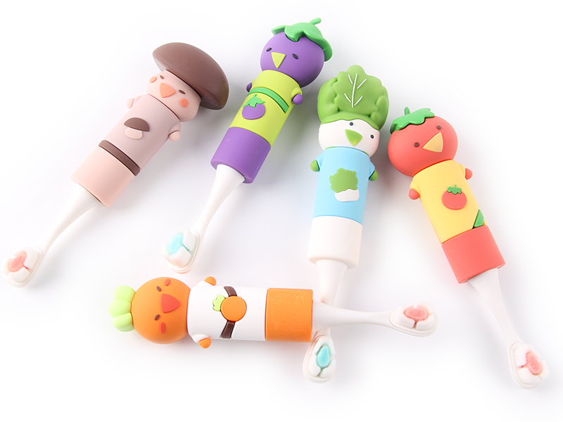 Creative cartoon vegetable eco-friendly toothbrush